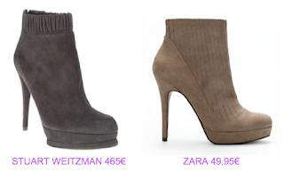 Botines estilo lady 4 Stuart Weitzman vs Zara